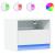 Noptiere montate pe perete cu lumini LED, 2 buc., alb GartenMobel Dekor