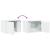 Noptiere montate pe perete cu lumini LED, 2 buc., alb GartenMobel Dekor