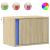 Noptiere montate pe perete cu lumini LED, 2 buc., stejar sonoma GartenMobel Dekor