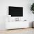 Dulap TV de perete cu lumini LED, alb, 140x31x38 cm GartenMobel Dekor