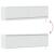 Dulap TV de perete cu lumini LED, alb, 140x31x38 cm GartenMobel Dekor