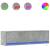 Comodă TV de perete cu lumini LED, gri beton, 140x31x38 cm GartenMobel Dekor