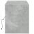 Comodă TV de perete cu lumini LED, gri beton, 140x31x38 cm GartenMobel Dekor