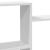 Raft de perete, alb, 159x18x65 cm, lemn prelucrat GartenMobel Dekor