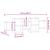 Raft de perete, alb, 129x18x42 cm, lemn prelucrat GartenMobel Dekor