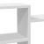 Raft de perete, alb, 129x18x42 cm, lemn prelucrat GartenMobel Dekor