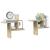 Rafturi perete 2 buc. stejar sonoma 38x12x38 cm lemn prelucrat GartenMobel Dekor