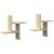 Rafturi perete 2 buc. stejar sonoma 38x12x38 cm lemn prelucrat GartenMobel Dekor