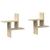 Rafturi perete 2 buc. stejar sonoma 38x12x38 cm lemn prelucrat GartenMobel Dekor