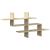 Raft de perete, stejar sonoma, 124,5x18x60,5 cm, lemn prelucrat GartenMobel Dekor