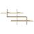 Raft de perete, stejar sonoma, 124,5x18x60,5 cm, lemn prelucrat GartenMobel Dekor