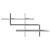 Raft de perete, gri beton, 124,5x18x60,5 cm, lemn prelucrat GartenMobel Dekor