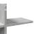 Raft de perete, gri beton, 124,5x18x60,5 cm, lemn prelucrat GartenMobel Dekor