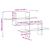 Raft de perete, gri sonoma, 124,5x18x60,5 cm, lemn prelucrat GartenMobel Dekor