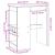 Masă de bar cu raft, alb, 90x47,5x103,5 cm, lemn prelucrat GartenMobel Dekor