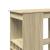 Masă bar cu raft stejar Sonoma 90x47,5x103,5 cm lemn prelucrat GartenMobel Dekor