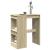 Masă bar cu raft stejar Sonoma 90x47,5x103,5 cm lemn prelucrat GartenMobel Dekor