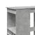 Masă de bar cu raft gri beton 90x47,5x103,5 cm lemn prelucrat GartenMobel Dekor
