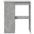 Masă de bar cu raft gri beton 90x47,5x103,5 cm lemn prelucrat GartenMobel Dekor