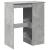 Masă de bar cu raft gri beton 90x47,5x103,5 cm lemn prelucrat GartenMobel Dekor
