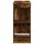Masă bar cu raft stejar fumuriu 90x47,5x103,5 cm lemn prelucrat GartenMobel Dekor
