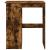 Masă bar cu raft stejar fumuriu 90x47,5x103,5 cm lemn prelucrat GartenMobel Dekor