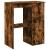 Masă bar cu raft stejar fumuriu 90x47,5x103,5 cm lemn prelucrat GartenMobel Dekor