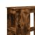 Masă bar cu raft stejar fumuriu 90x47,5x103,5 cm lemn prelucrat GartenMobel Dekor