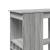 Masă bar cu rafturi gri sonoma 90x47,5x103,5 cm lemn prelucrat GartenMobel Dekor