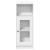 Masă de bar cu rafturi, alb, 101x40x103,5 cm, lemn prelucrat GartenMobel Dekor