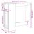 Masă bar cu rafturi stejar sonoma 101x40x103,5cm lemn prelucrat GartenMobel Dekor