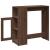 Masă bar cu rafturi, stejar maro 101x40x103,5 cm lemn prelucrat GartenMobel Dekor