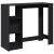 Masă de bar cu raft, negru, 124x46x103,5 cm, lemn prelucrat GartenMobel Dekor