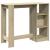 Masă bar cu raft stejar Sonoma, 124x46x103,5 cm, lemn prelucrat GartenMobel Dekor