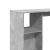 Masă de bar cu raft, gri beton, 124x46x103,5 cm, lemn prelucrat GartenMobel Dekor
