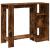 Masă de bar cu raft stejar fumuriu 124x46x103,5cm lemn compozit GartenMobel Dekor