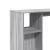 Masă bar raft stejar Sonoma gri 124x46x103,5 cm lemn prelucrat GartenMobel Dekor
