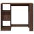 Masă bar cu raft, stejar maro, 124x46x103,5 cm, lemn prelucrat GartenMobel Dekor