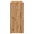 Masă bar cu raft stejar artizanal 124x46x103,5cm lemn prelucrat GartenMobel Dekor
