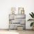 Bibliotecă/Separator cameră, gri beton, 100x33x94,5 cm GartenMobel Dekor
