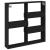 Dulap de perete, negru, 80x15x80 cm, lemn prelucrat GartenMobel Dekor