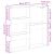 Dulap de perete, gri beton, 80x15x80 cm, lemn prelucrat GartenMobel Dekor