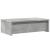 Suport monitor cu sertare gri beton 50x27x15 cm lemn prelucrat GartenMobel Dekor