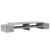Suport monitor cu depozitare gri beton 100x27x15 cm lemn GartenMobel Dekor