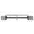 Suport monitor cu depozitare gri beton 100x27x15 cm lemn GartenMobel Dekor