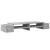 Suport monitor cu depozitare gri beton 100x27x15 cm lemn GartenMobel Dekor
