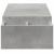 Suport monitor cu depozitare gri beton 100x27x15 cm lemn GartenMobel Dekor