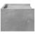 Suport de monitor, gri beton, 42x24x16 cm, lemn prelucrat GartenMobel Dekor