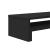Suport de monitor, negru, 54x22x15 cm, lemn prelucrat GartenMobel Dekor