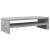 Suport de monitor, gri beton, 54x22x15 cm, lemn prelucrat GartenMobel Dekor